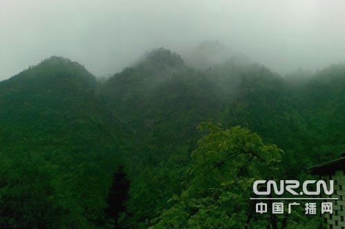 雷公山觀云霧 若隱若現(xiàn)如仙境(組圖)