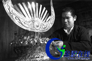 雷山西江烏高苗寨銀匠人家(圖)