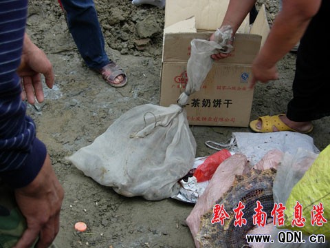 劍河柳川碼頭有人非法收購活蛇(圖)