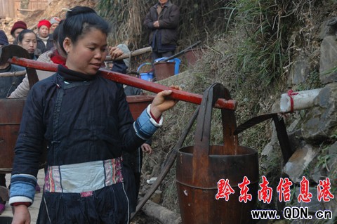 黎平1.92萬(wàn)人口和1.5萬(wàn)頭牲口嚴(yán)重缺水(圖)