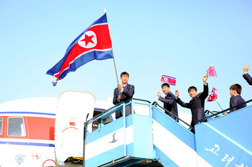 組圖:朝鮮隊神秘生活曝光
