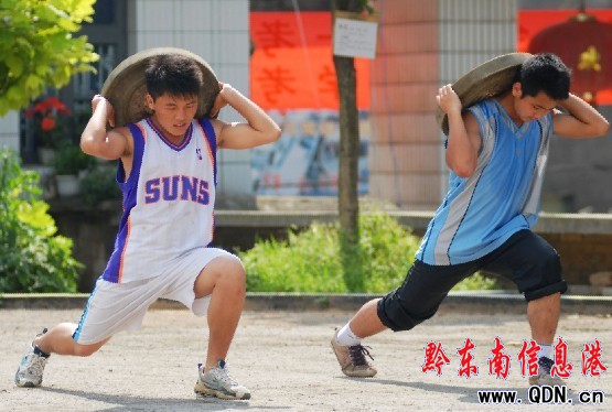 丹寨健兒苦練三伏備戰(zhàn)七運(yùn)(圖)