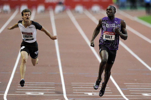 組圖:鉆石賽博爾特9秒84破賽會紀錄奪冠