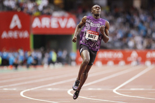 組圖:鉆石賽博爾特9秒84破賽會紀錄奪冠