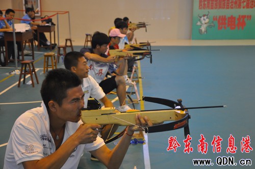 七運會射弩:凱里女隊包攬標準弩冠亞軍(圖)