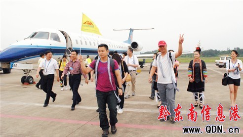 黎平機場“五一”客座率達95%(圖)