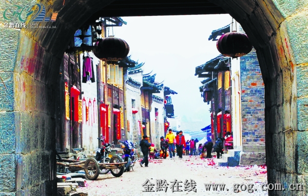 錦屏隆里古城·龍韻 平靜安然的古鎮氣息(圖)