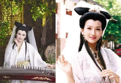 張磊模仿白娘子經典造型